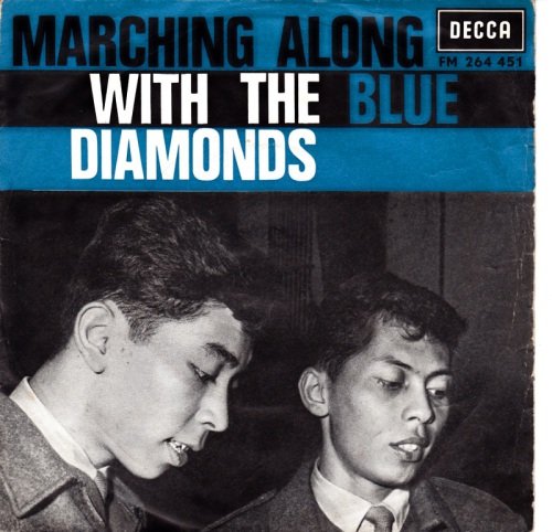 Marching along with The Blue Diamonds